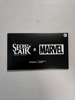 Sealed Secret Lair Deadpool Rainbow 🌈 Foil Edition MTG POSSIBLE "BLACKER LOTUS" - Image 1