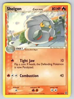 Shelgon 53/113 Uncommon Delta Species Pokemon Moderately Played - Image 1