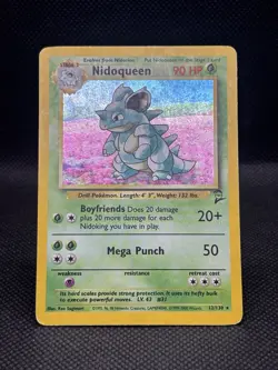 Nidoqueen 12/130 Holo Rare Base Set 2 - Image 2
