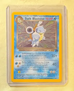 Dark Blastoise 2000 Team Rocket Holo Rare #3/82 Pokemon TCG - Image 1