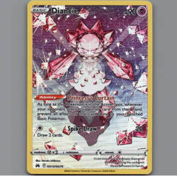 Diancie GG13/GG70 Holo Crown Zenith Galarian Gallery Pokemon Holo NM - Image 1