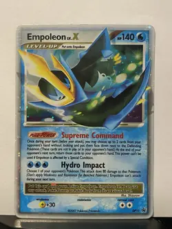 Pokemon TCG - Empoleon LV.X DP11 - Diamond & Pearl Black Star Promo - MP - Image 1