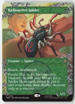 MTG - Radioactive Spider (Borderless) R Marvel's Spider-Man 212 LP-NM - Image 1