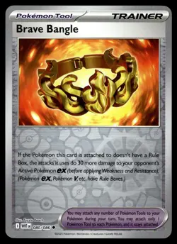 Brave Bangle 080/086 Uncommon White Flare Pokemon Reverse Holo Near Mint - Image 1