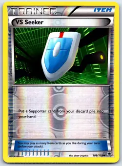 VS Seeker 109/119 Uncommon Phantom Forces Pokemon Reverse Holo NM Graphics - Image 1