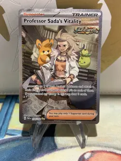 Professor Sada's Vitality 256/182 Pokemon Paradox Rift Illustration NM - Image 1