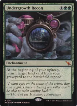 Undergrowth Recon Murders at Karlov Manor Mythic Foil #181 NM MTG - Image 1