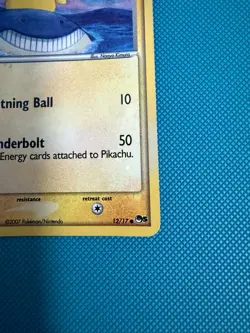 Pikachu - 12/17 - Pop Series 5 Holo - Inverted Back Error - Pokemon TCG - LP/MP - Image 4