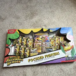 Pokemon TCG Ascended Heroes Focused Fighters Premium Collection. Sam’s Club Exc. - Image 1