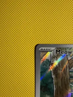 Pokemon TCG Phantasmal Flames Meowth #106/094 Illustration Rare | NM * Small Dmg - Image 3