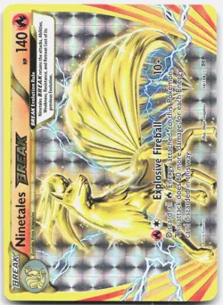 Ninetales BREAK 16/108 BREAK Rare Evolutions Pokemon Holo Lightly Played - Image 1