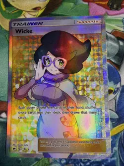 Pokemon TCG Wicke 147/147 SM Burning Shadows Ultra Rare Full Art Holo ENG - Image 1