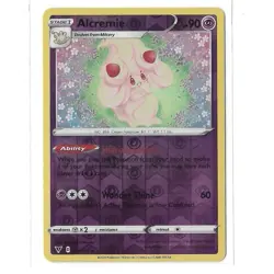 ALCREMIE 081/185 VIVID VOLTAGE POKEMON (REVERSE HOLO, NM) - Image 1