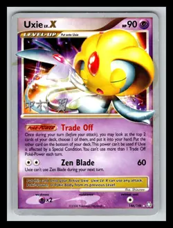 Uxie LV.X 146/146 Ultra Rare World Championships 2009 NON HOLO Pokemon 2215 - Image 1