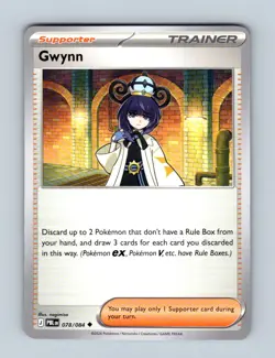 Gwynn 078/084 Uncommon Pitch Black Pokemon Near Mint - Image 1