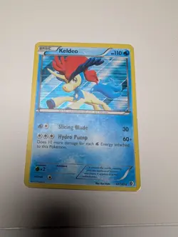 Pokemon - Keldeo 47/149 Boundaries Crossed - Holo Rare MP - Image 1