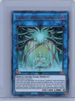 Crowley, the First Propheseer 1st Edition Ultra Rare Duel Power DUPO-EN028 LP - Image 1