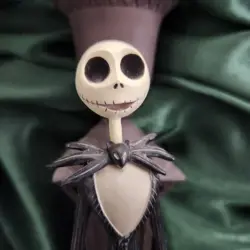 Nightmare Before Christmas Disney Store Excl Jack & Sally Candlestick Holder - Image 3