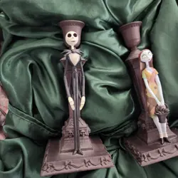 Nightmare Before Christmas Disney Store Excl Jack & Sally Candlestick Holder - Image 4