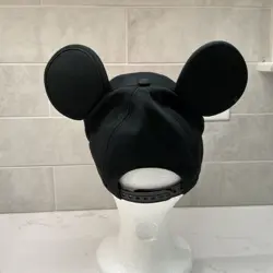 Disney Mickey Mouse Ears Snapback Baseball Cap Hat Adult Unisex Black Red - Image 3