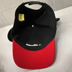 Disney Mickey Mouse Ears Snapback Baseball Cap Hat Adult Unisex Black Red - Image 5