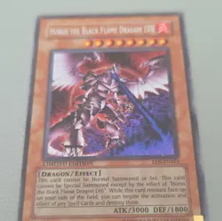Konami Yu-Gi-Oh! TCG Horus the Black Flame Dragon LV8 EEN-ENSE1 LE 3000/1800 - Image 2