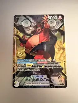 Marshall.D.Teach OP16-080 Alt Art Leader One Piece Card Game - Image 1