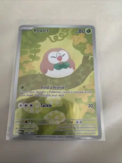 Pokemon TCG Rowlet 090/088 Perfect Order Full Art Secret Rare Near Mint - Image 1