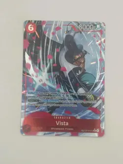 One Piece TCG Vista OP16-011 Treasure Rare Alt Art SR Full Art English NM - Image 1