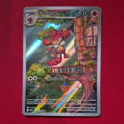 Pokemon TCG Simisear White Flare Illustration Rare Full Art 100/086 - Image 1