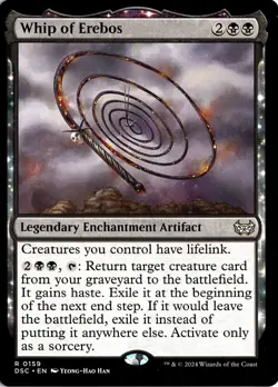 NM - Whip of Erebos R Commander: Duskmourn: House of Horror 159 - Image 1