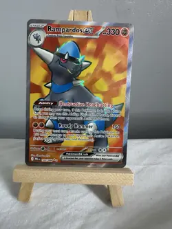 Pokemon TCG Pitch Black Rampardos Ex 100/084 Full Art - Image 1