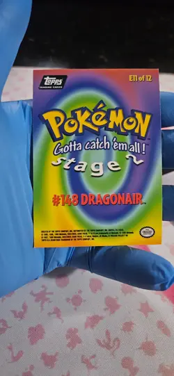 Pokemon Topps Movie card HOLO /Black label/ E11 of 12 "Dragonaire" - Image 2