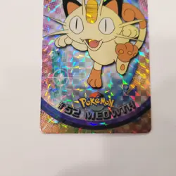 Meowth #52 Vintage 90's Topps Prism Vending Sticker Card NM/MINT - Image 3