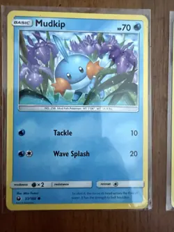 Pokemon TCG Celestial Storm 3-Card Lot Mudkip Marshtomp Swampert 33-35/168 - Image 2