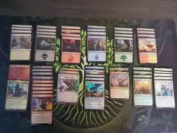MTG (Lot of 55) Outlaws of Thunder Junction Foil Lands, Creatures, Plus More - Image 1
