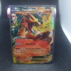 Charizard EX 12/106 Holo EX Rare Flashfire Pokemon TCG Card Near Mint 2014 - Image 1