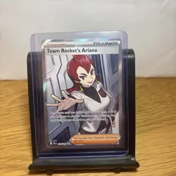 Team Rocket’s Ariana 224/182 - Full Art Holo - Destined Rivals Pokemon Card MINT - Image 1