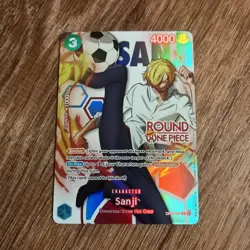 One Piece Round 1 Collab SANJI OP15-047 ENGLISH Promo Card - Image 1