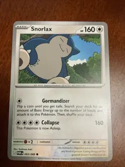 Snorlax 063/088 Perfect Order Regular Pokemon TCG Card - Image 1
