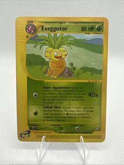 Exeggutor 12/147 Aquapolis 2002 WOTC Non-Holo Rare Card LP/MP - Image 1