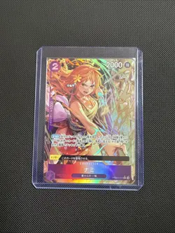Nami PRB02-012 R☆ Alt Art Holo ONE PIECE Card The Best 2 ONE PIECE Japanese - Image 1