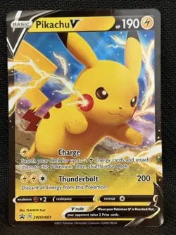 Pikachu V SWSH061 SWSH: Sword & Shield Promo Cards Holo - Image 1