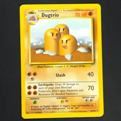 Dugtrio 19/102 - Base Set - Pokemon Card - Image 3