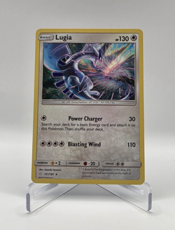 Pokemon TCG Lugia Holo Rare 131/181 Sun Moon Team Up Card - Image 1