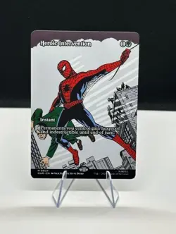 Magic the Gathering- Spiderman- Heroic Intervention (Borderless) - Image 1
