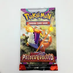 Pokemon TCG Scarlet & Violet Paldea Evolved Booster Pack Sealed 10 Cards NEW - Image 1