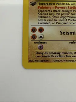 1st Edition Machamp 8/102 Base Set Holo Rare Vintage 1999 Pokemon Card - Image 4