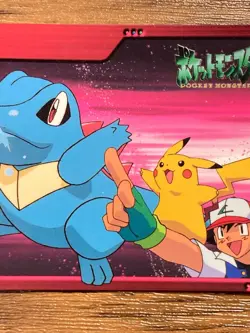Pokemon Carddass Card Bandai Anime Collection 6 Totodile Pikachu Ash - Image 5