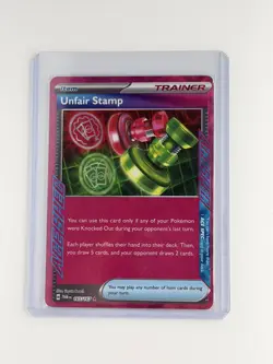 Unfair Stamp 165/167 Sv06 Twilight Masquerade. Near Mint. Item Card. Pokemon. - Image 1